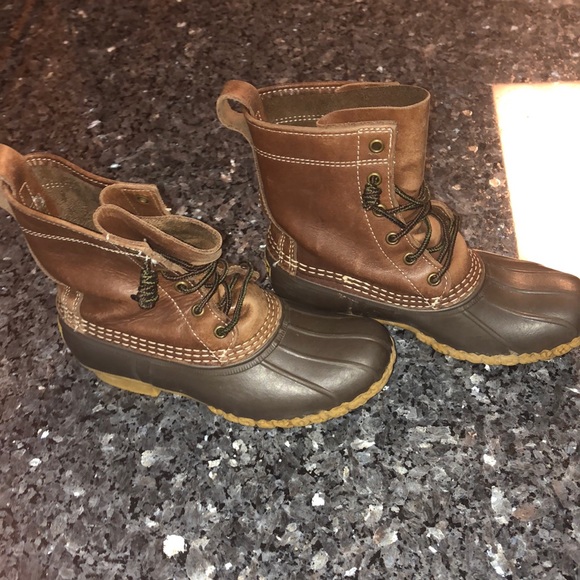 “Bean Boots” Brown Duck Boots by L.L. Bean - Picture 3 of 16